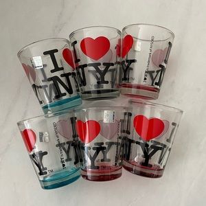 I ❤️ NY shot glasses (6)